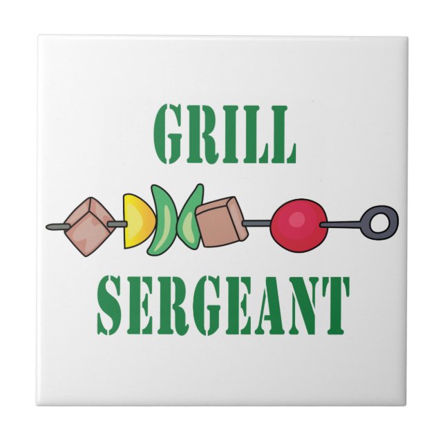Grill Sergeant Fliese (Vorderseite)