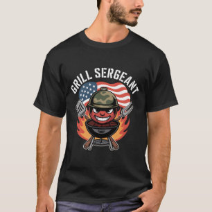 Grill Sergeant - Funny Vatertag GRILLEN T-Shirt