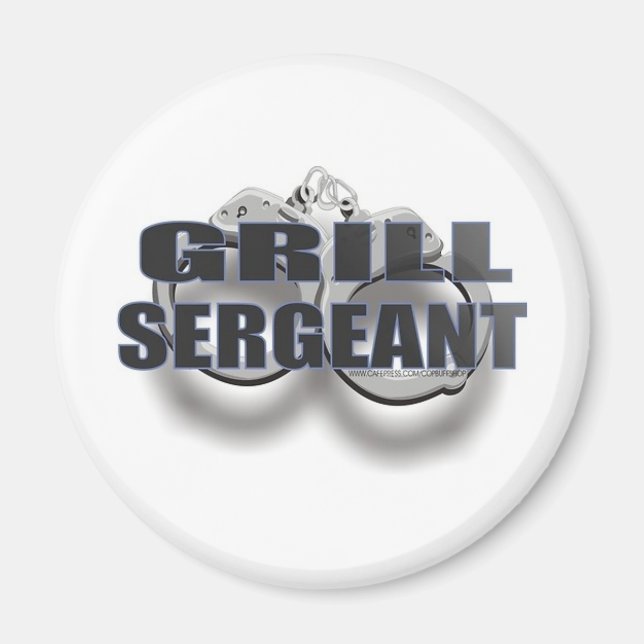 GRILL SERGEANT MAGNET (Vorne)