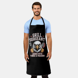 Grill Sergeant: Patriotische GRILLEN Schürze