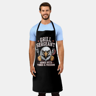 Grill Sergeant: Patriotische GRILLEN Schürze