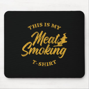 Grill-Shirt Bbq Dad Barbecue Das Ist Mein Fleisch Mousepad