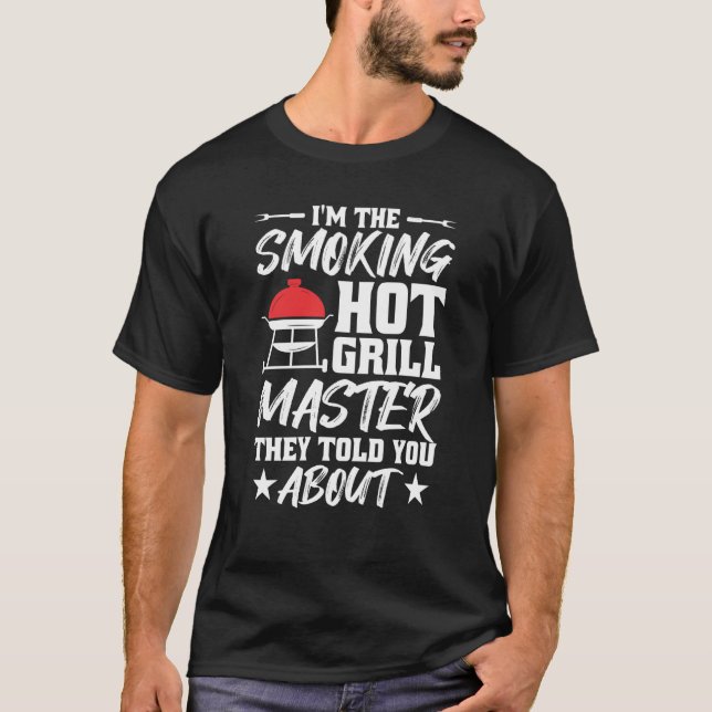 Grill Smoking Master Grilling Barbecue T-Shirt (Vorderseite)