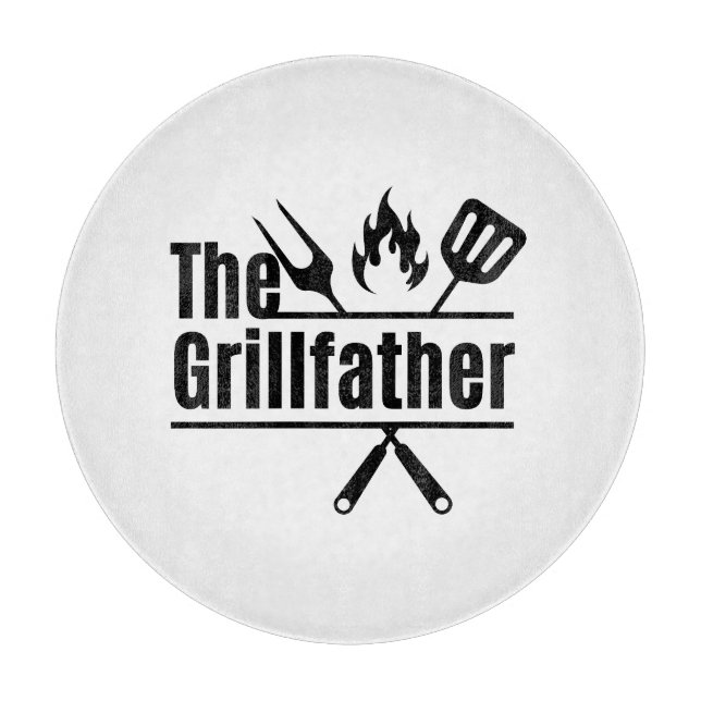 GRILL-VATER-SCHNEIDBRETT SCHNEIDEBRETT (Vorderseite)