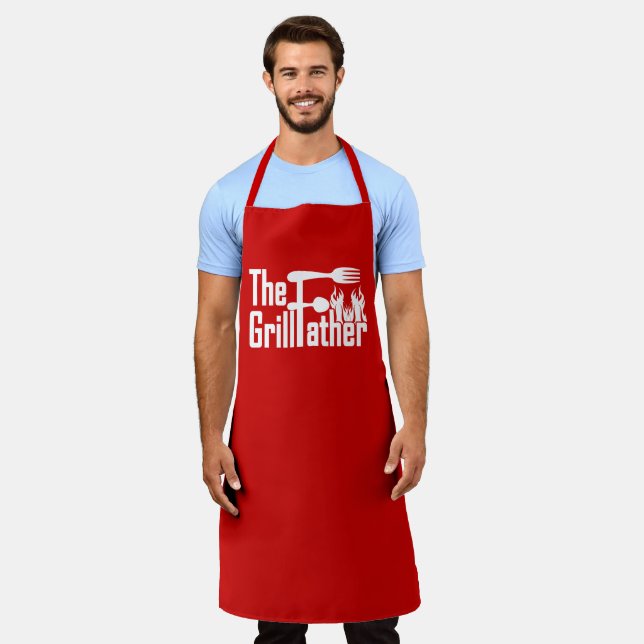 Grill Vater Schürze (Getragen)