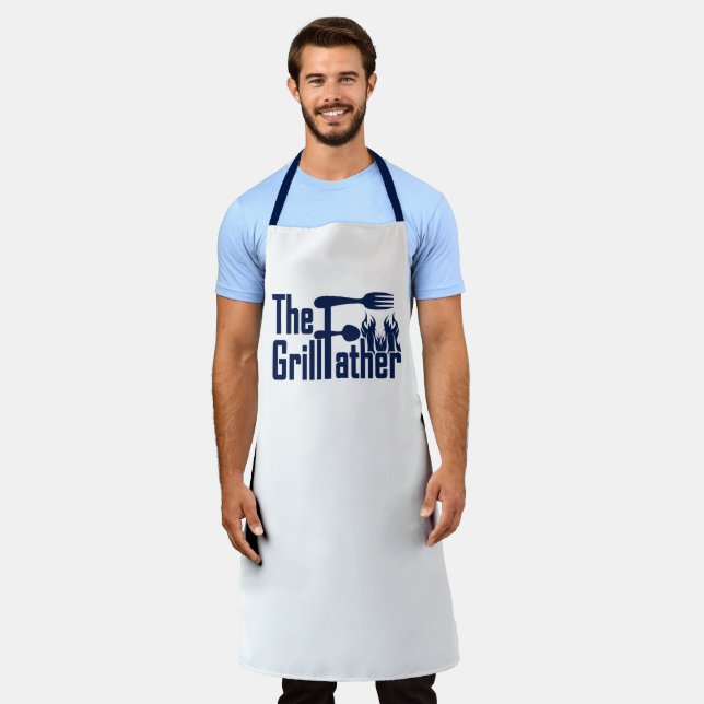 Grill Vater Schürze (Getragen)
