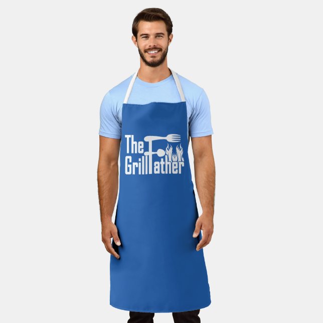 Grill Vater Schürze (Getragen)