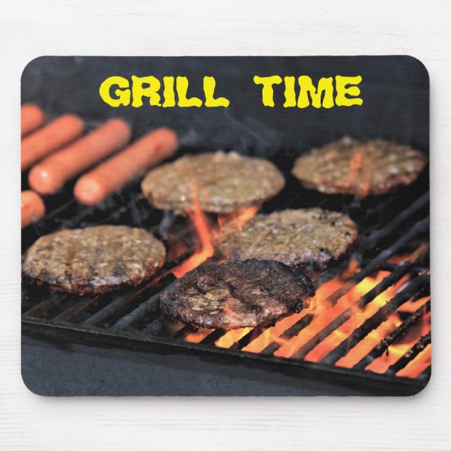 Grill-Zeit MAUSUNTERLAGE Mousepad (Vorne)