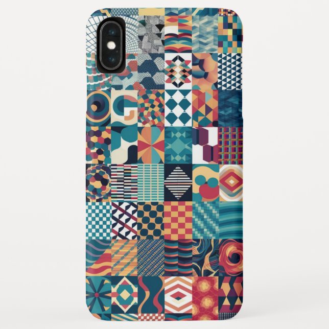 Grille artistique Collage iPhone / coque ipad (Dos)