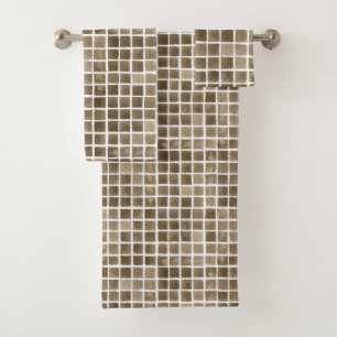 Grille de couleur d'eau Brown