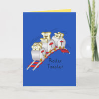 Grille-pain Funny Roller Dessous de verre Carte de
