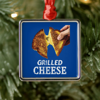 Grilled Cheese   Ornament Aus Metall
