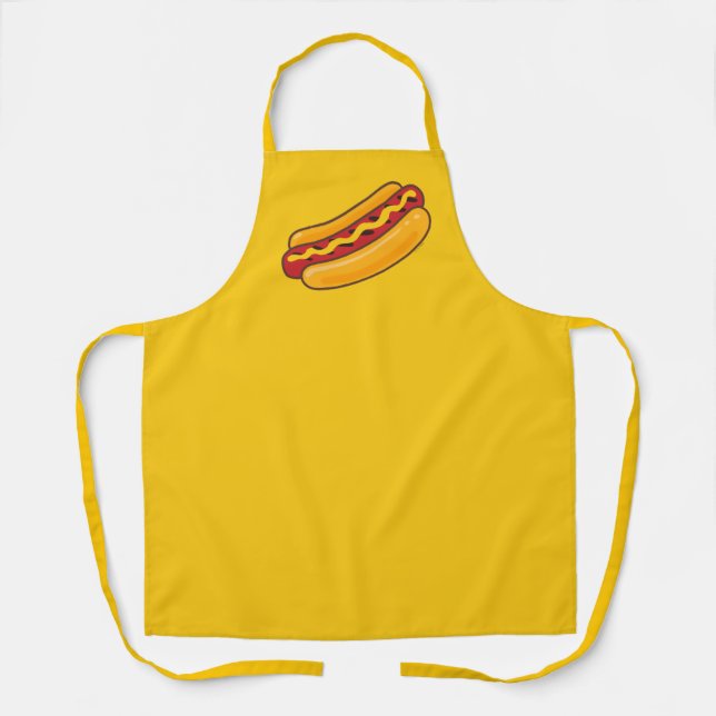 Grilled Hot Dog Schürze (Vorderseite)