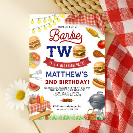 GRILLEN 2. Geburtstag Einladung Sommergrill Geburt