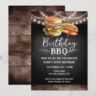 Grillen 30. Geburtstag Einladung