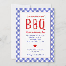 Grillen | 4. Juli Party Einladung