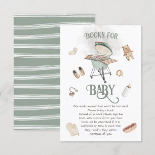 Grillen Baby-Q Baby Books Einladung