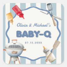 Grillen Baby Q Babyaufkleber