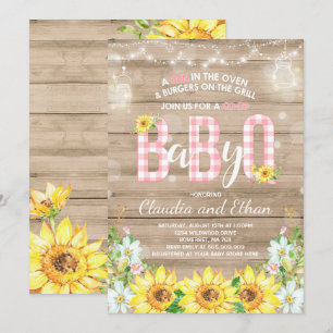 GRILLEN Baby Shower Einladung Baby Q Paare Dusche
