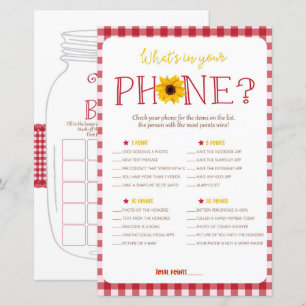 GRILLEN Baby Shower Games Bingo, Handyspiele