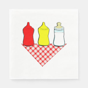 GRILLEN Baby Shower Serviette