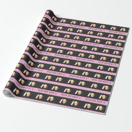 Grillen Baby Shower Wrapping Paper für Bier und Ba Geschenkpapier