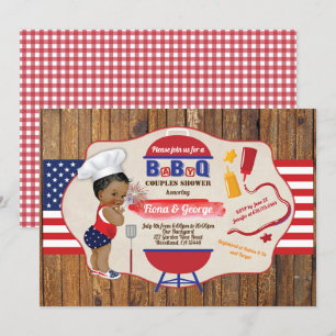 GRILLEN BaByQ Babydusche 4. Juli Einladung