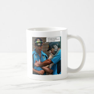 Grillen-Baseballtrainer Kaffeetasse