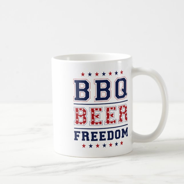 Grillen Beer Freedom 1 Kaffeetasse (Rechts)