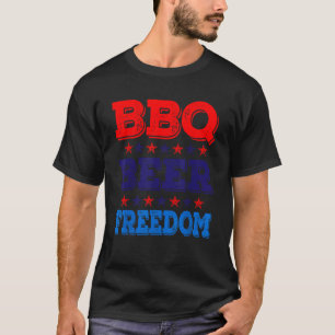 GRILLEN Beer Freedom America Party 4. Juli summen T-Shirt