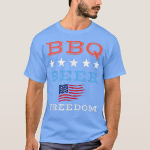 GRILLEN Beer Freedom America Party 4. Juli summen T-Shirt