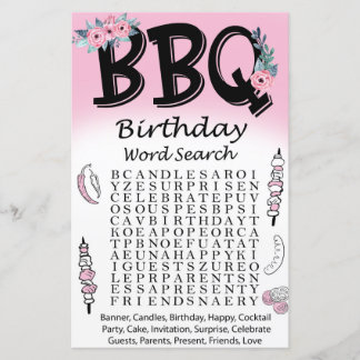 GRILLEN Birthday Wortsuche