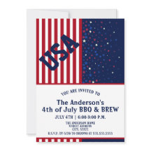 GRILLEN & Brew USA Amerika Stars Streifen 4. Juli