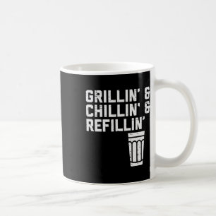 Grillen Chillen Nachfüllen Lustiges Bbq Grill Trin Kaffeetasse
