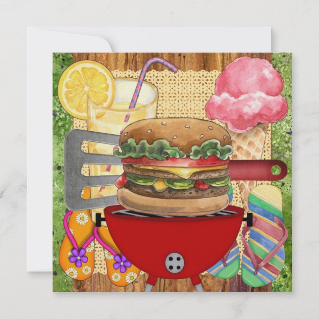 GRILLEN Cook Out ! SRF Einladung (Vorderseite)