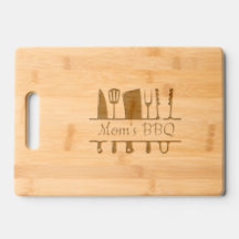 GRILLEN der Mama: Holzschnitt