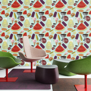 Grillen der Wasserfarben Tapete