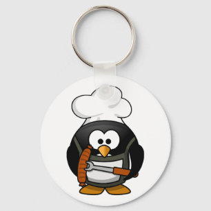 Grillen des Penguin-Schlüsselanhängers Schlüsselanhänger