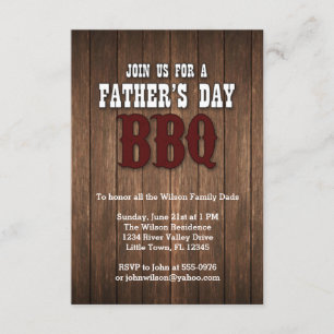 GRILLEN des Vaters Einladung