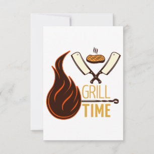 GRILLEN Einladungskarte