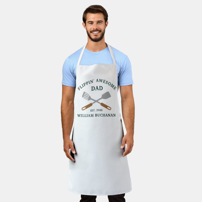 GRILLEN Father Grilling Koch phantastisch Vater Schürze (Getragen)
