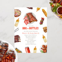 GRILLEN + Flaschen Cookout Neutral Baby Dusche