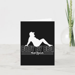 Grillen Fleisch von Kirche Byrbecue Daddy Funny Co Karte