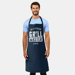 GRILLEN Grill Master Personalisiert Bester Vater V Schürze