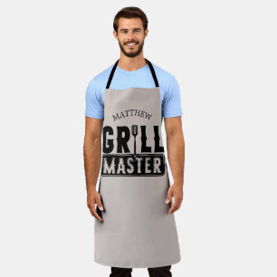 GRILLEN Grill Master Personalisiert Bester Vater V Schürze