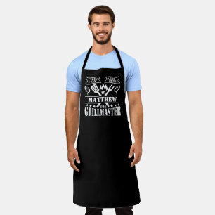 GRILLEN Grill meistert den Mann, den Mythos Person Schürze