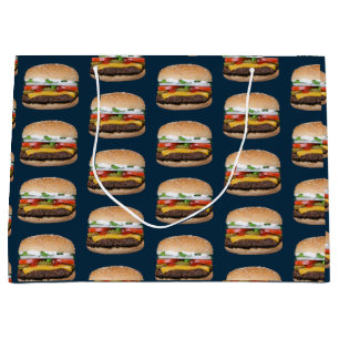 Grillen Grilled Hamburger Feinschmecker Große Geschenktüte