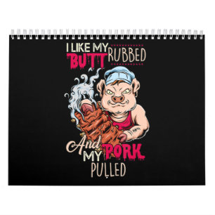 GRILLEN GRILLEN Grillmaster As Hintern Rubbed & Po Kalender