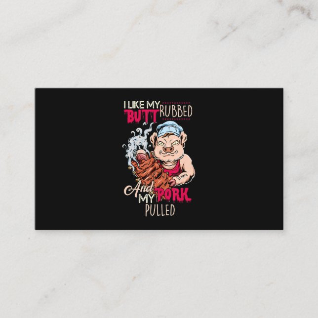 GRILLEN|GRILLEN Grillmaster Like Hintern Rubbed &  Visitenkarte (Vorderseite)