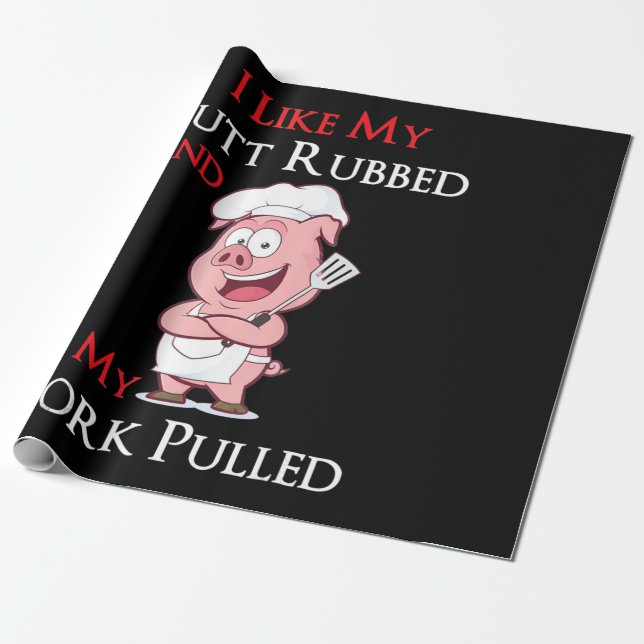 GRILLEN| GRILLEN Ich mag meinen Hintern Rubbed und Geschenkpapier (Ungerollt)